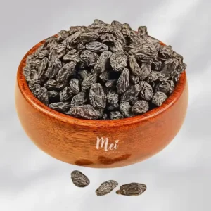 black dry grapes